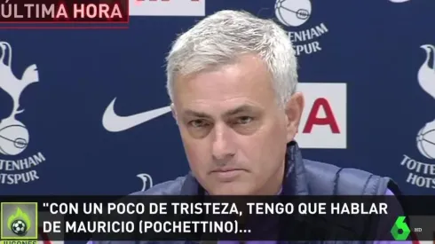 En su presentación oficial con Tottenham, Mourinho homenajeó a Pochettino