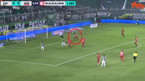 Cali, con gol de Dinenno, pegó al minuto y vence 1-0 al América