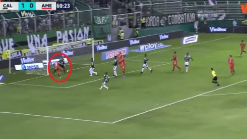 Vergara se aprovechó del Cali y marcó el empate de América en Palmaseca