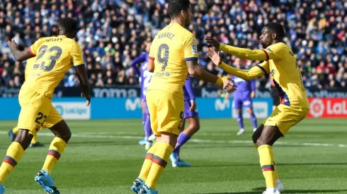 Foto de Luis Suárez, jugador de Barcelona.