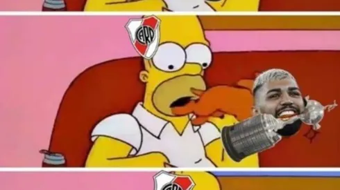 Foto de uno de los memes de Boca para River.