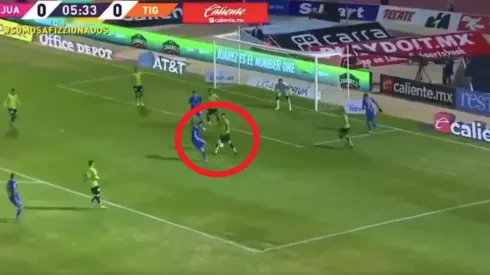 Gignac sacó un bombazo y anotó el primer gol del partido