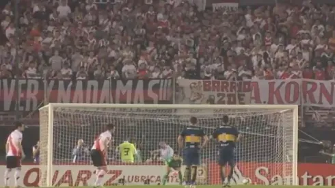 River también recordó el penal de Barovero a Gigliotti