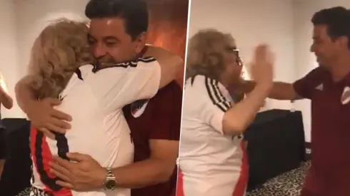 Video: "¡Hola, abuela!", la sorpresa que le dio Gallardo a una señora