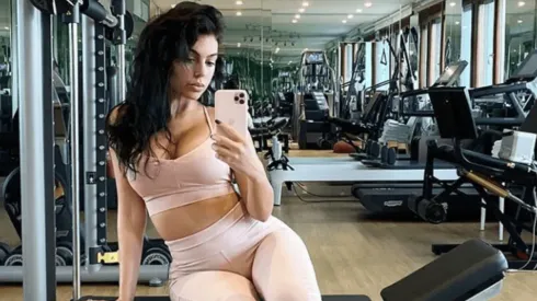 La foto de Georgina Rodríguez acostada en un rincón desconocido del estadio de Juventus