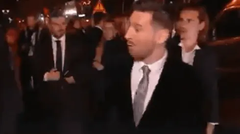 Balón de Oro: la reacción de Leo Messi al cruzarse con una leyenda mundial