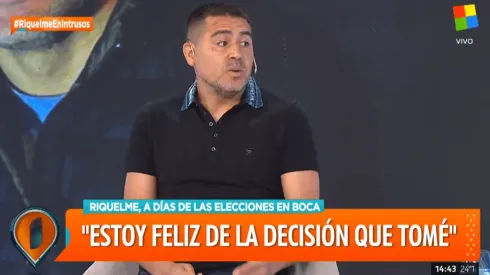 Riquelme a Macri: "Yo lo quiero un poquito más al club, pero se nota que lo querés"