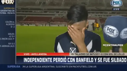 Foto de Domingo Blanco, jugador de Independiente.