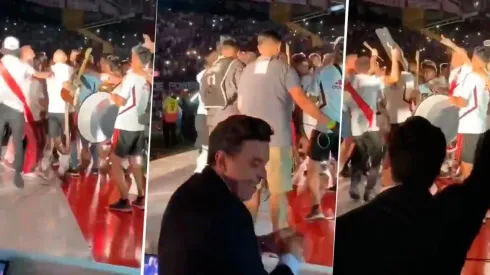 Lo que nadie te mostró: así reaccionó Gallardo cuando sus jugadores subieron al escenario
