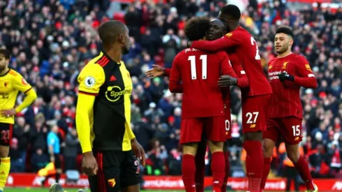 Un recital de Salah bastó para que Liverpool se cargue al Watford