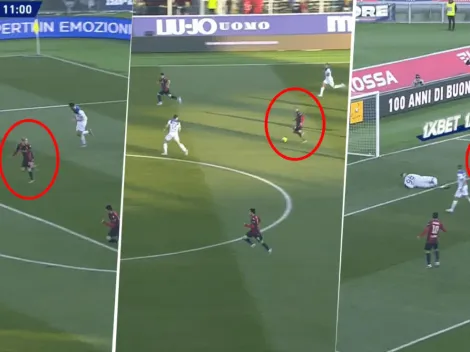 No es broma, tiene 37 años: Palacio se corrió toda la cancha para meter un gol con el Bologna