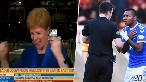 Presentadora de TV estalló en felicidad, en vivo, cuando expulsaron a Morelos