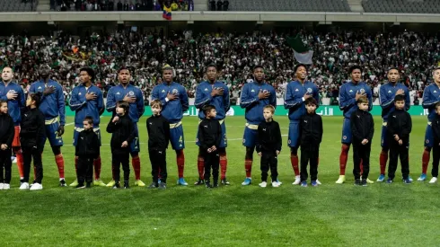 Foto de los jugadores de la Selección Colombia.