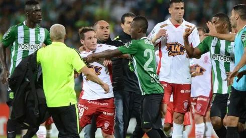Atlético Nacional vs. Huracán en la Copa Libertadores 2016.