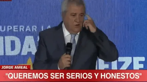 El fallido de Ameal al asumir como presidente: "Juan Ramón Riquelme"