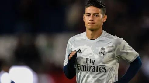 James Rodríguez, jugador del Real Madrid.