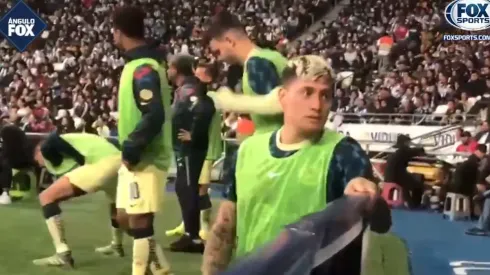 El gran gesto de Nicolás Castillo con un niño en plena final