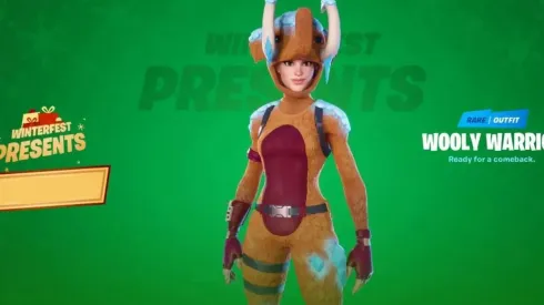 Como conseguir la skin gratuita Wooly Warrior en Fortnite de manera anticipada
