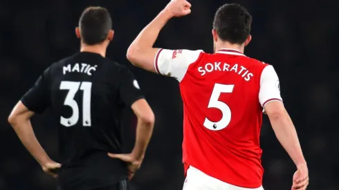 Sokratis marcó el segundo gol del partido.