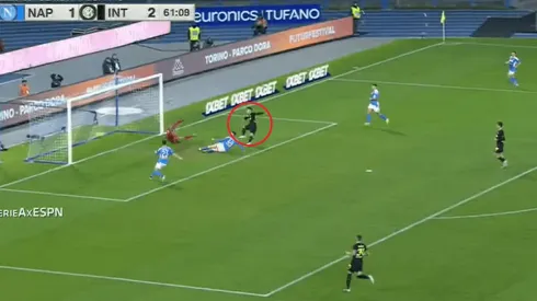 Olfato goleador: Lautaro Martínez aprovechó un error y la mandó a guardar