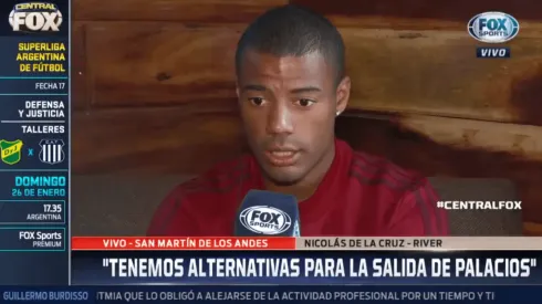 Nicolás de la Cruz: "Le debo mucho a River"