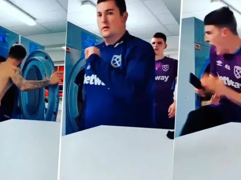 Wilshere se escondió en un lavarropas y casi mata del susto a un compañero