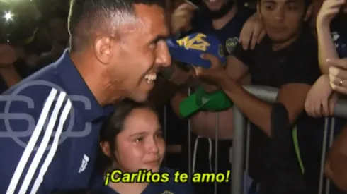 La niña que hizo feliz a Tevez: Boca todavía lo ama