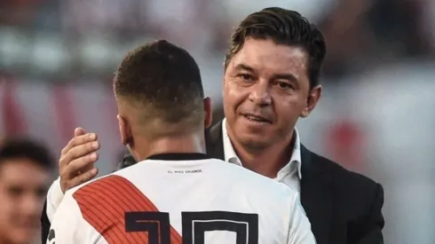 El fotón que subió River en el cumpleaños de Gallardo y Quintero