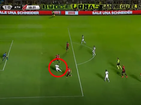 Sin pararla, Zárate la colocó y puso el 1 a 0 de Boca