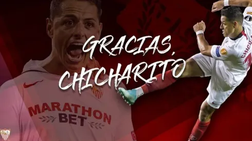 El adiós de Chicharito en Sevilla