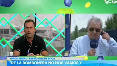 Ameal le pegó a la dirigencia de Angelici cuando le preguntó Martín Arévalo