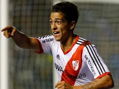 Los hinchas de River hicieron tendencia a Lanzini por una justa razón