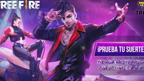 La Tienda Misteriosa regresa a Free Fire ¡90% de descuento en skins de Colectivo T.R.A.P.!