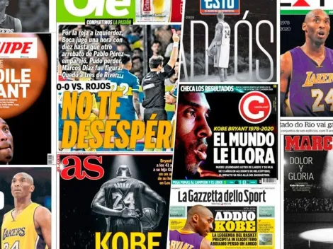 Pablo Pérez sí, Kobe Bryant no: Twitter destruyó a Diario Ole por su tapa