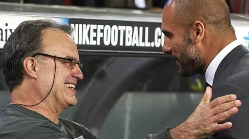 A Guardiola le preguntaron por Bielsa y tiró: "Mejor entrenador del mundo"