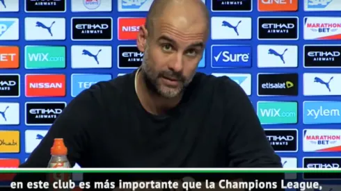 Guardiola: "En este club importa más la Premier y la FA Cup que la Champions"
