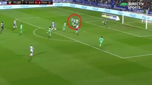 Así fue el gol de Vinicuis Jr gracias a la asistencia de James Rodríguez.