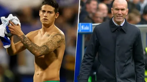 Para Zidane, James "lo ha hecho fenomenal" en la victoria contra Real Zaragoza