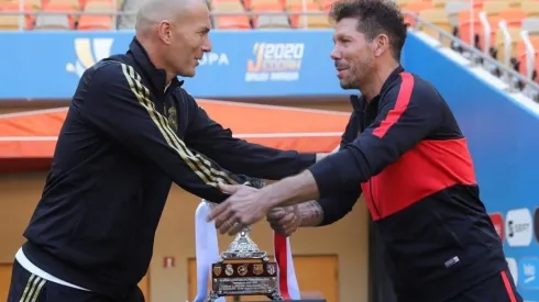 Zidane defendió al Cholo Simeone de las críticas: "Es uno de los mejores"