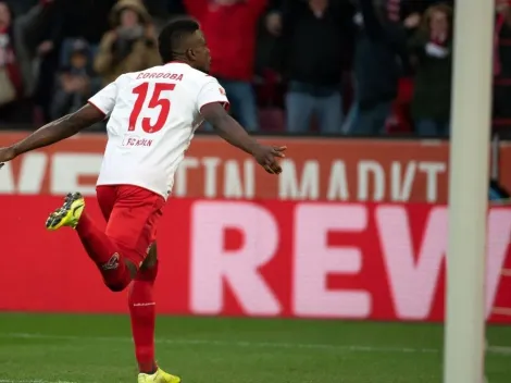 Jhon Córdoba sigue en racha y volvió a marcar en Alemania