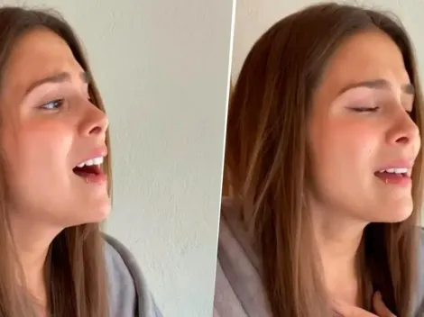 Explotó todo: Greeicy se puso a cantar 'Si tu amor no vuelve' y terminó llorando