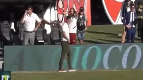 Gallardo y un raro pedido a Pitana: "Corré un poquito más cerca"