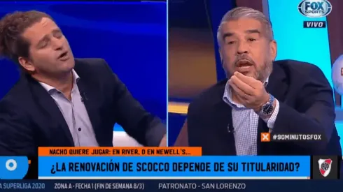 Gallardo provocó una acalorada discusión en 90 Minutos de Fútbol