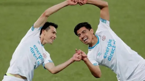 Hirving Lozano y Erick Gutiérrez