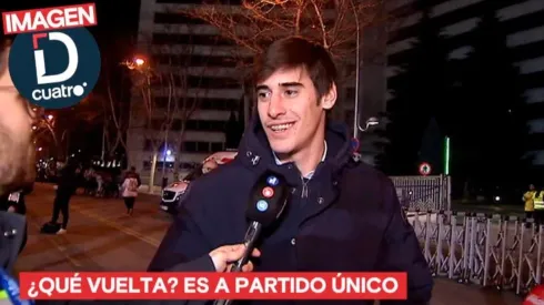 Se enteró que Real Madrid había quedado afuera ¡cuando salió del Bernabéu!