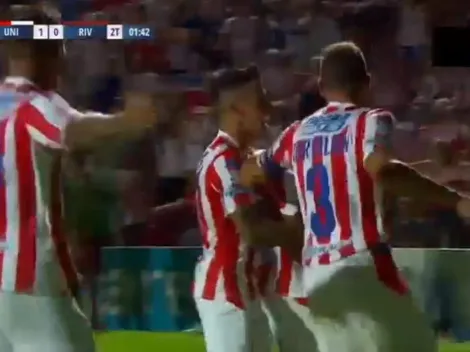 Un viejo conocido: Bou volvió a amargar a River y puso en ventaja a Unión