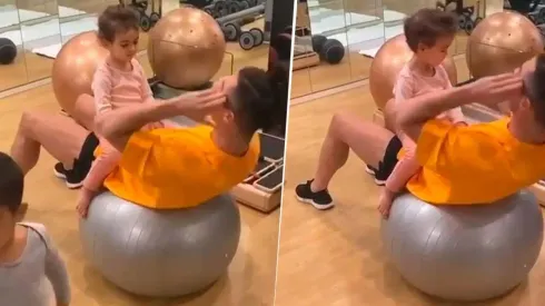 El padre del año: Cristiano subió a Instagram el video más tierno de todos