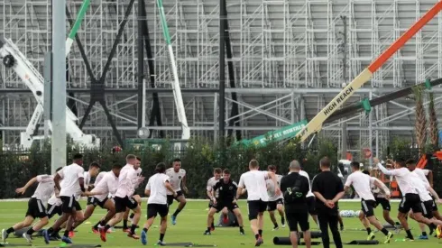 Los jugadores de Inter Miami se entrenaron en Fort Lauderdale.