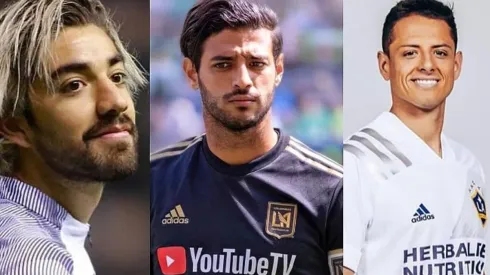 Rodolfo Pizarro, Carlos Vela y Javier Hernández en la MLS