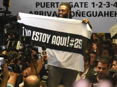 Video: con canción especial incluida, así recibió la gente de Olimpia a Adebayor